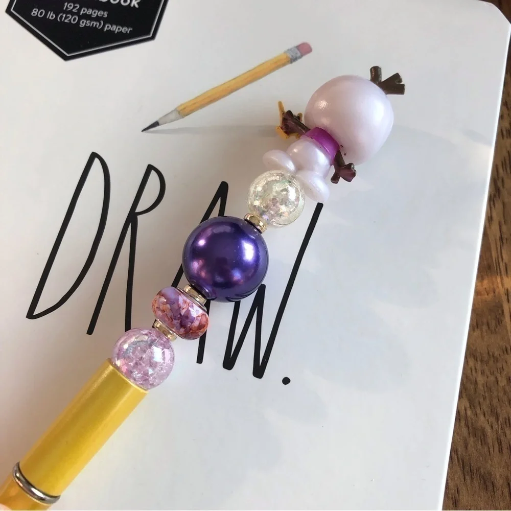 Disney Doorables: Olaf Retells: Aladdin: Aladdin with lamp handmade beaded pen